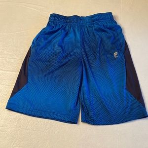 Fila Boys Blue/Black Shorts- Size M